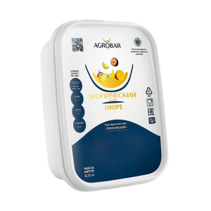 Пюре замороженное Тропический микс 250 гр АГРОБАР