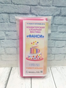 Мастика для торта Фанси - Фуксия 100гр
