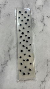 Трафарет для эмбосирования "Маленькие звезды" 3*15