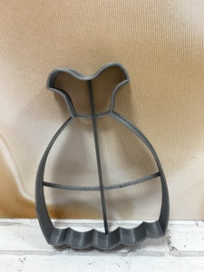 Форма для печенья "Платье" 10,5*8см