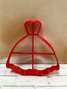 Форма для печенья ПЛАТЬЕ 2 105х105 мм