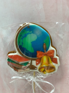 Пряничный топпер "Глобус"