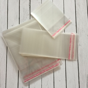 Пакеты для пряников с липким краем 6*10 100 штук