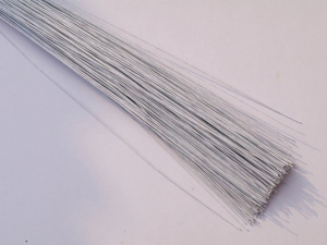 Проволока флористическая 30*12см белая 1,1 мм 20 шт
