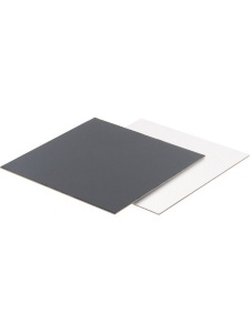 Подложка 22*22см 3,2 мм квадратная (Черная, белая)