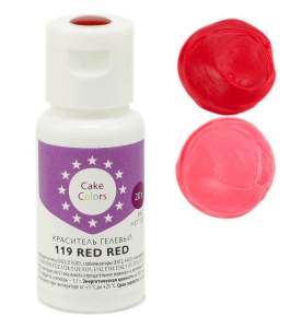 Краситель гелевый CAKE COLORS 119 Red Red 20 гр
