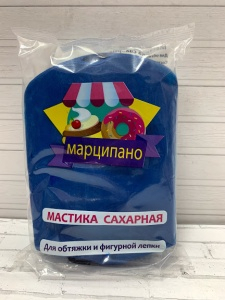 Мастика сахарная «Марципано» синяя 1кг