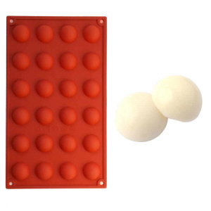 Силиконовые  полусферы на 24 ячейки 2,8 см