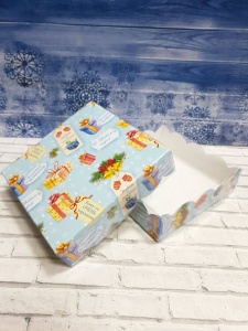 Коробка для печенья и пряников 200*200*35 мм (кому-то очень хорошему)