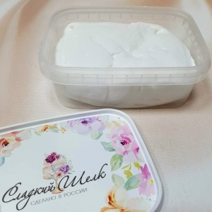 Мастика Сладкий шелк "белая" -250гр