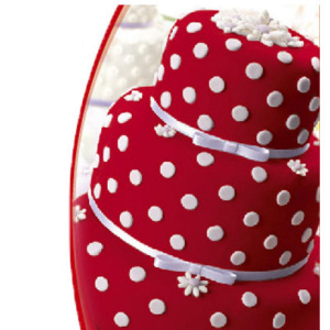 Сахарная мастика Топ Декор красная -100 гр