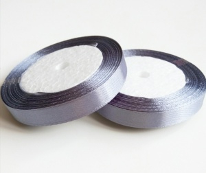 Атласная лента 0,8см "Серебряная" 24м