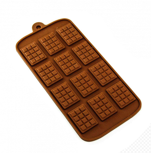 Силиконовый молд для мастики и шоколада Мини-плитки 