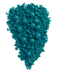 Жемчуг Темная бирюза матовый №147 1,5кг