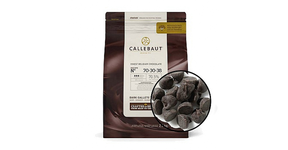 Шоколад Callebaut Горький 70 5