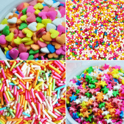 Посыпки мини фигурные, шарики и вермишель 50 гр
