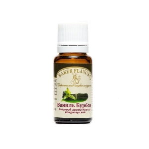 Пищевой ароматизатор Ваниль Бурбон Baker flavors, 10 мл.