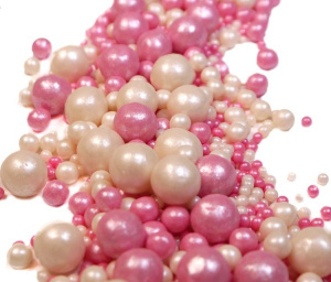 Жемчуг бело-розовый №109 50 гр
