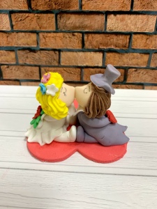 Сахарная фигурка "Свадебный поцелуй 2"10см