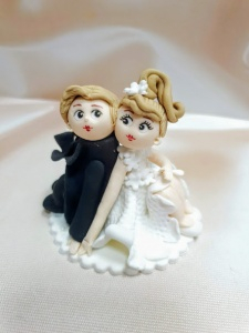 Сахарная фигурка "Молодожены"