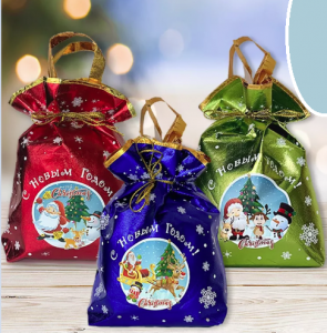 Пакет С Новым Годом  в ассортименте 30*35 см