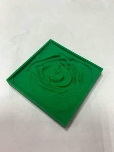 Текстурный молд "Розы"4,5*4,5см