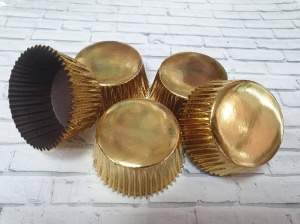 Капсулы золото-коричневые 4*5*2см 100шт