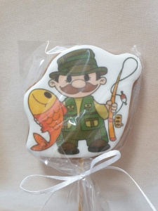 Пряничный топпер "Рыбак"