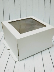 Коробка 30*30*19 с окном