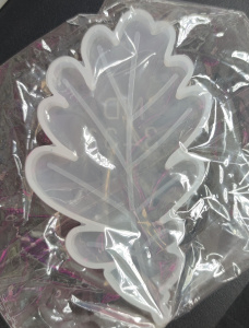 Силиконовый молд " Лист" 13см