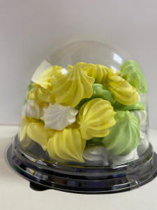 Набор безе в колбе желто-зеленый - 60г 