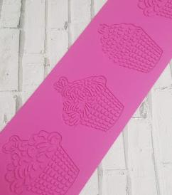 Коврик для айсинга "Кексики" 38,5*8см