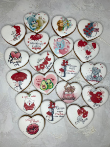 Пряник С Днем влюбленных в ассортименте