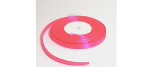 Атласная лента 0.5см "Ярко Розовая" 24м