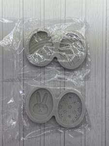 Молд пасхальное яйцо, кролик в ассортименте 