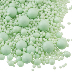 Посыпка микс матовая из рисового драже в глазури "Мятная" 50гр.