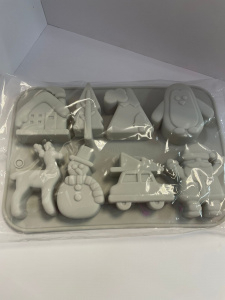 Форма для льда и шоколада «Зима», 8 ячеек