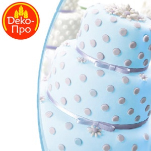 Мастика сахарная ванильная Голубая, 600г.