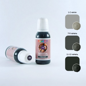 Краситель пищевой ж/растворимый гелевый "Kreda", черный (20 г)