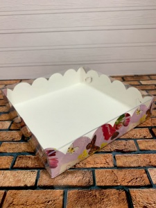 Коробка для печенья и пряников 200*200*30 мм (с праздником!)