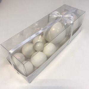 Набор шаров из шоколадной глазури "Белый"