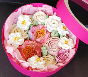 Композиция из зефира 20см.