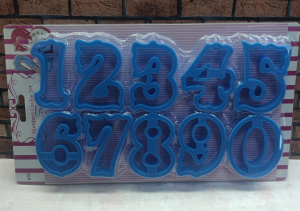 Набор "Цифры от 0 до 9" 8 см