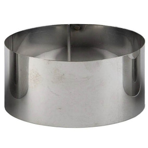 Кольцо для выпечки диаметр 12 см, высота 14 см, нержавеющая сталь