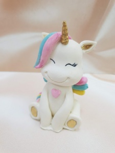 Фигурка из глазури "Единорожка" цветной