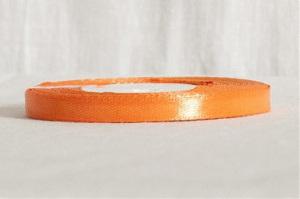 Атласная лента 0,5см "оранжевая" 24м