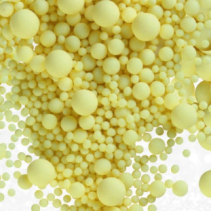 Посыпка микс матовая из рисового драже в глазури ""Жёлтая" 50гр.