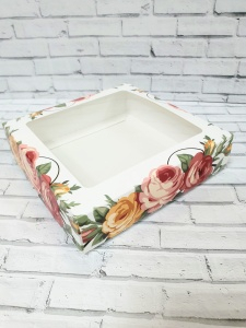 Коробка для пряников Букет  20*20*3,5см